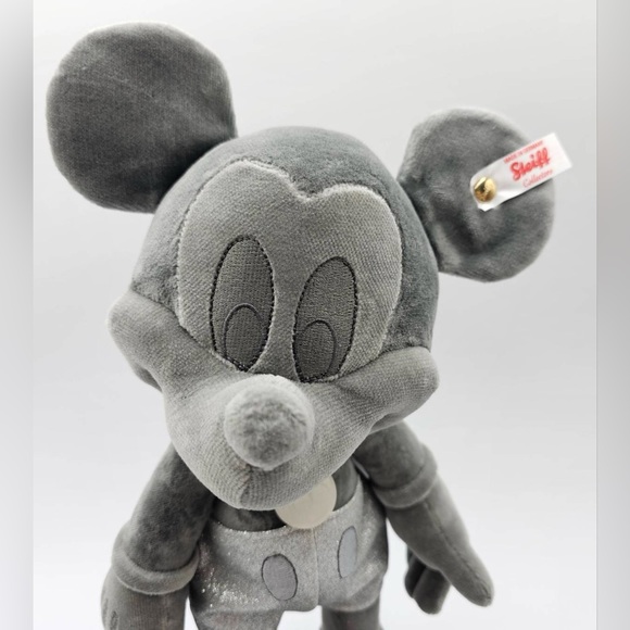 Disney 100 Steiff - Platinum Mickey Mouse 12" Collectible Teddy Bear - Picture 2 of 15